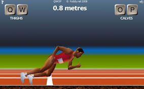 QWOP, an online game that challenges you to help a man run