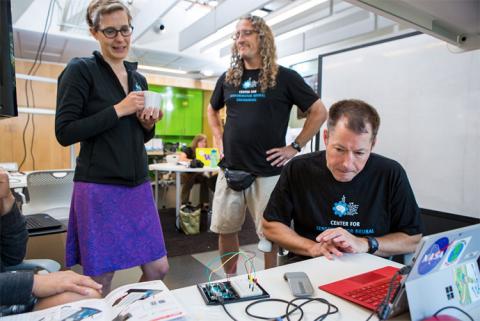 CNT Engineering Education Research Manager, Kristen Bergsman talks with Bencivengo and Adam King.